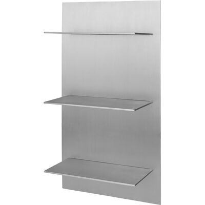 Ferm Living - Scaffale Lager - Metallo - Alluminio spazzolato Ferm Living - Scaffale Lager - Metallo - Alluminio spazzolato