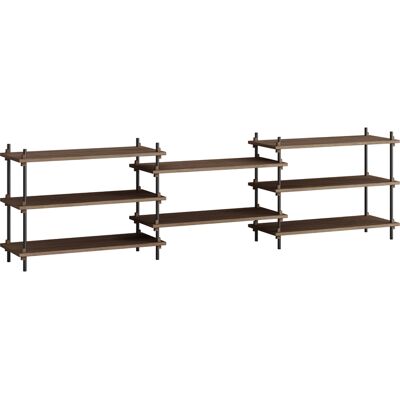 MOEBE - Scaffale Shelving System - Marrone - MDF impiallacciato rovere MOEBE - Scaffale Shelving System - Marrone - MDF impiallacciato rovere
