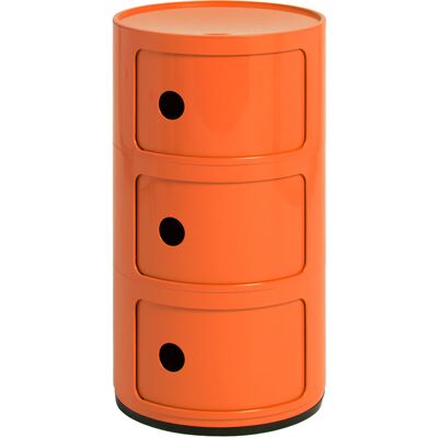 Kartell - Portaoggetti Componibili - Arancione - ABS - Designer Anna Castelli Ferrieri Kartell - Portaoggetti Componibili - Arancione - ABS - Designer Anna Castelli Ferrieri