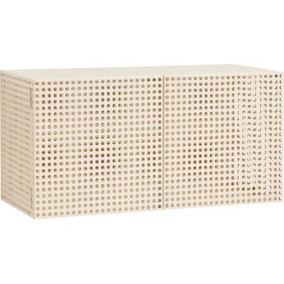 Hay - Portaoggetti da parete Perforated Cabinet - Bianco - Acciaio termolaccato - Designer Muller Van Severen Hay - Portaoggetti da parete Perforated Cabinet - Bianco - Acciaio termolaccato - Designer Muller Van Severen
