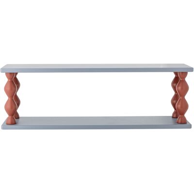 Bloomingville - Mensola a muro Bibiola - Blu - MDF laccato Bloomingville - Mensola a muro Bibiola - Blu - MDF laccato