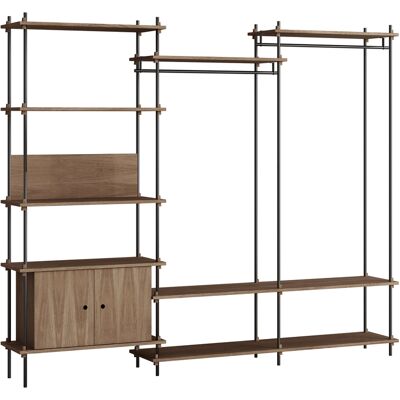 MOEBE - Guardaroba Shelving System - Marrone - MDF impiallacciato rovere MOEBE - Guardaroba Shelving System - Marrone - MDF impiallacciato rovere