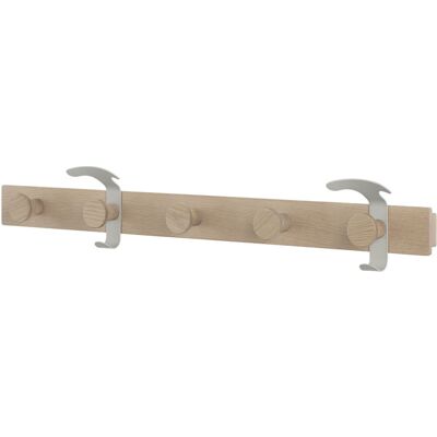 Muuto - Appendiabiti Plank - Legno naturale - Acciaio - Designer Kim Collin Muuto - Appendiabiti Plank - Legno naturale - Acciaio - Designer Kim Collin