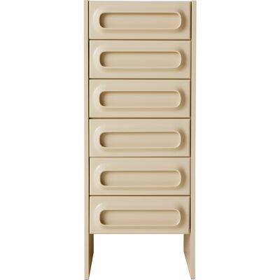 HK LIVING - Cassettiera Space - Beige - MDF laccato HK LIVING - Cassettiera Space - Beige - MDF laccato