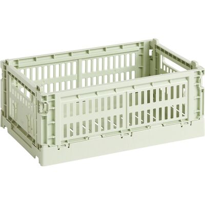Hay - Cestino Colour Crate - Verde - Polipropilene riciclato - Designer Studio Hay - Cestino Colour Crate - Verde - Polipropilene riciclato - Designer Studio