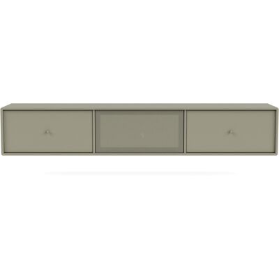 MONTANA - Mobile TV sospeso Meuble TV - Grigio - Acciaio perforato - Designer Peter J. Lassen MONTANA - Mobile TV sospeso Meuble TV - Grigio - Acciaio perforato - Designer Peter J. Lassen