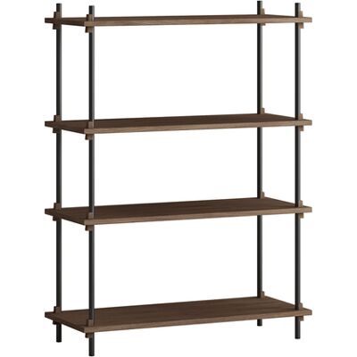 MOEBE - Scaffale Shelving System - Marrone - MDF impiallacciato rovere MOEBE - Scaffale Shelving System - Marrone - MDF impiallacciato rovere