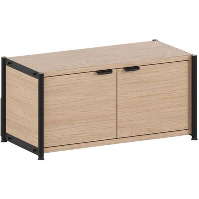 TIPTOE - Mobile basso contenitore Unit - Nero - Legno eco-certificato TIPTOE - Mobile basso contenitore Unit - Nero - Legno eco-certificato