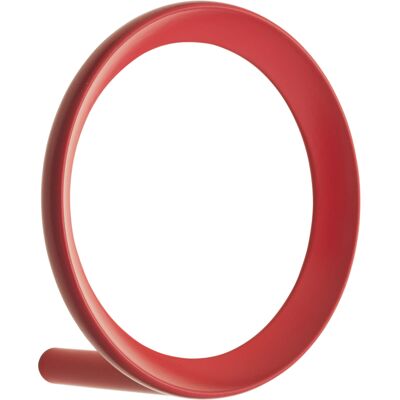 Normann Copenhagen - Appendiabiti Loop - Rosso - Zinco - Designer Simon Legald Normann Copenhagen - Appendiabiti Loop - Rosso - Zinco - Designer Simon Legald