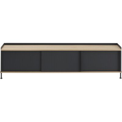 Muuto - Buffet Enfold - Nero - Massello di quercia oliato - Designer Thomas Bentzen Muuto - Buffet Enfold - Nero - Massello di quercia oliato - Designer Thomas Bentzen