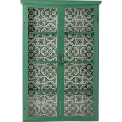 Bloomingville - Vetrina da parete Hazem - Verde - Abete verniciato Bloomingville - Vetrina da parete Hazem - Verde - Abete verniciato