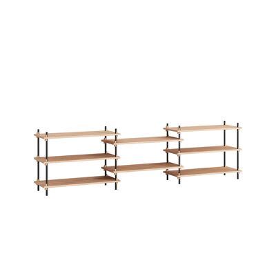 MOEBE - Scaffale Shelving System - Legno naturale - MDF impiallacciato rovere MOEBE - Scaffale Shelving System - Legno naturale - MDF impiallacciato rovere