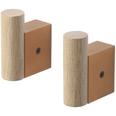 Muuto - Appendiabiti Attach - Marrone - Rovere - Designer Dimitri Bähler Muuto - Appendiabiti Attach - Marrone - Rovere - Designer Dimitri Bähler