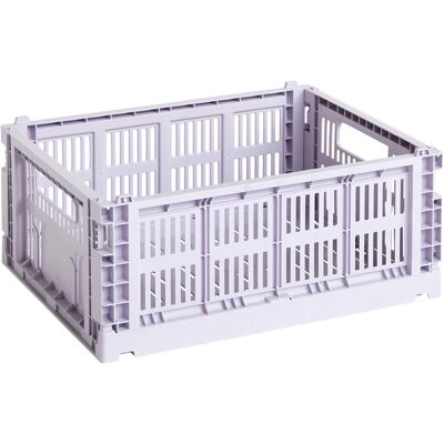 Hay - Cestino Colour Crate - Viola - Polipropilene riciclato - Designer Studio Hay - Cestino Colour Crate - Viola - Polipropilene riciclato - Designer Studio