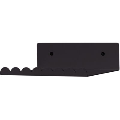 NOBODINOZ - Mensola a muro Vibes - Nero - Acciaio laccato NOBODINOZ - Mensola a muro Vibes - Nero - Acciaio laccato
