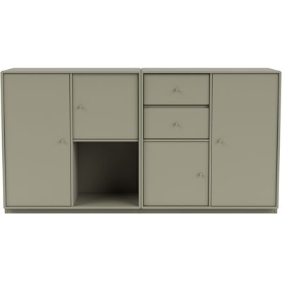 MONTANA - Buffet Buffet - Grigio - MDF laccato - Designer Peter J. Lassen MONTANA - Buffet Buffet - Grigio - MDF laccato - Designer Peter J. Lassen