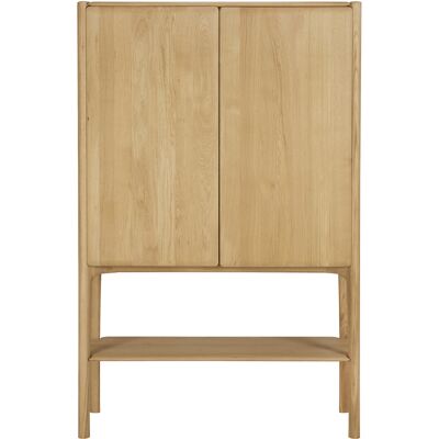 Ethnicraft - Credenza alta PI - Legno naturale - Massello di quercia oliato - Designer Alain van Havre Ethnicraft - Credenza alta PI - Legno naturale - Massello di quercia oliato - Designer Alain van Havre