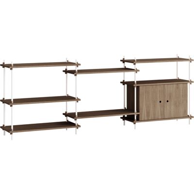 MOEBE - Scaffale Shelving System - Marrone - MDF impiallacciato rovere MOEBE - Scaffale Shelving System - Marrone - MDF impiallacciato rovere