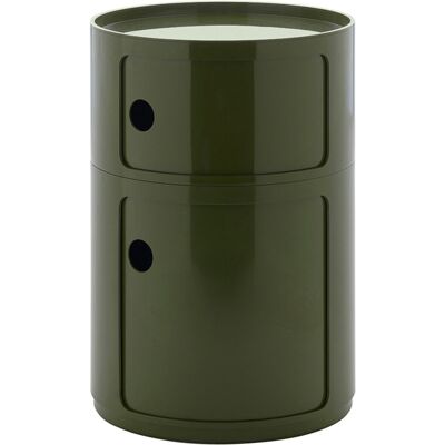Kartell - Portaoggetti Componibili - Verde - ABS - Designer Anna Castelli Ferrieri Kartell - Portaoggetti Componibili - Verde - ABS - Designer Anna Castelli Ferrieri