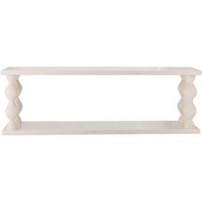 Bloomingville - Mensola a muro Salino - Bianco - MDF laccato Bloomingville - Mensola a muro Salino - Bianco - MDF laccato