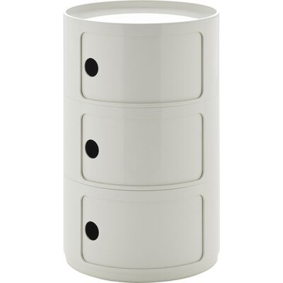 Kartell - Portaoggetti Componibili - Bianco - ABS - Designer Anna Castelli Ferrieri Kartell - Portaoggetti Componibili - Bianco - ABS - Designer Anna Castelli Ferrieri