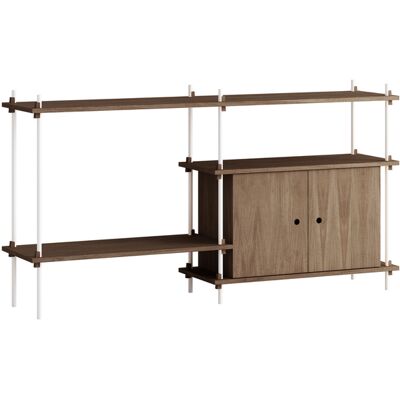 MOEBE - Scaffale Shelving System - Marrone - MDF impiallacciato rovere MOEBE - Scaffale Shelving System - Marrone - MDF impiallacciato rovere