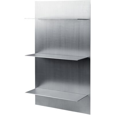 Mensola a parete in alluminio Ferm Living Lager Triple H - 100 cm Grigio Mensola a parete in alluminio Ferm Living Lager Triple H - 100 cm Grigio