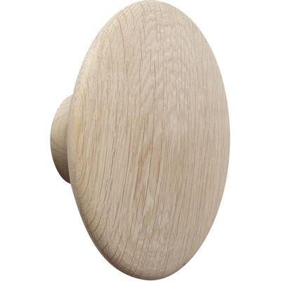 Muuto The Dots Gancio da Parete in Legno Naturale - Tipo di Parete Muuto The Dots Gancio da Parete in Legno Naturale - Tipo di Parete