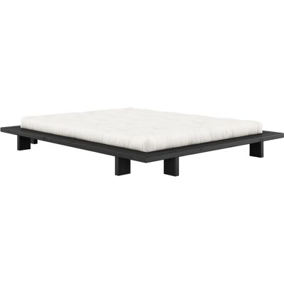 KARUP - Letto matrimoniale Japan - Nero - Pino massello laccato certificato FSC KARUP - Letto matrimoniale Japan - Nero - Pino massello laccato certificato FSC
