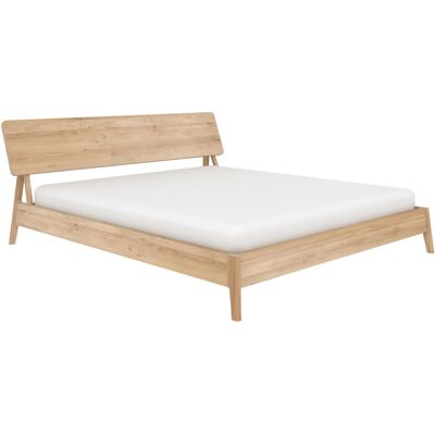 Ethnicraft - Letto matrimoniale Air - Legno naturale - Rovere massello - Designer Alain van Havre Ethnicraft - Letto matrimoniale Air - Legno naturale - Rovere massello - Designer Alain van Havre