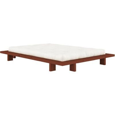 KARUP - Letto matrimoniale Japan - Rosso - Pino massello certificato FSC KARUP - Letto matrimoniale Japan - Rosso - Pino massello certificato FSC