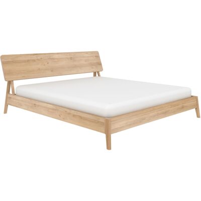 Letto Ethnicraft Air - Legno Naturale - 160x200cm - Moderno & Durevole Letto Ethnicraft Air - Legno Naturale - 160x200cm - Moderno & Durevole