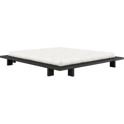 KARUP - Letto matrimoniale Japan - Nero - Pino massello laccato certificato FSC KARUP - Letto matrimoniale Japan - Nero - Pino massello laccato certificato FSC