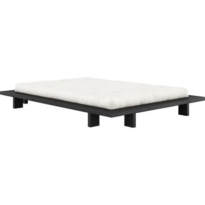 KARUP - Letto matrimoniale Japan - Nero - Pino massello laccato certificato FSC KARUP - Letto matrimoniale Japan - Nero - Pino massello laccato certificato FSC