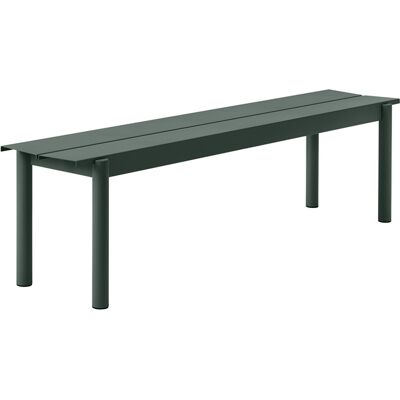 Muuto - Panchina Linear - Verde - Acciaio verniciato a polvere - Designer Thomas Bentzen Muuto - Panchina Linear - Verde - Acciaio verniciato a polvere - Designer Thomas Bentzen