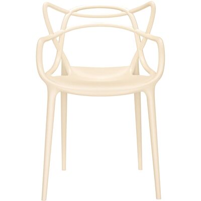 Kartell - Sedia impilabile Masters - Beige - Tecnopolimero termoplastico riciclato - Designer Philippe STARCK with Eugeni QUITLLET Kartell - Sedia impilabile Masters - Beige - Tecnopolimero termoplastico riciclato - Designer Philippe STARCK with Eugeni QUITLLET