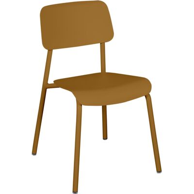 Fermob - Sedia impilabile Studie - Giallo - Alluminio - Designer Tristan Lohner Fermob - Sedia impilabile Studie - Giallo - Alluminio - Designer Tristan Lohner