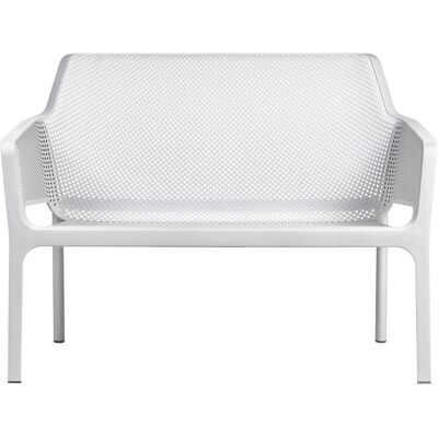Panchina da Giardino in Fibra di Vetro Nardi - 116X70X42H - Seduta Esterna Moderna Panchina da Giardino in Fibra di Vetro Nardi - 116X70X42H - Seduta Esterna Moderna