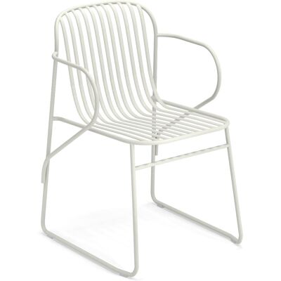 Poltrona Riviera Emu - Bianco - Impilabile - Design italiano moderno Poltrona Riviera Emu - Bianco - Impilabile - Design italiano moderno