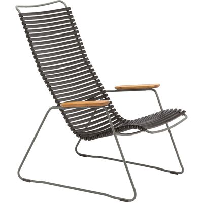 Sedia lounge HOUE Click - Nera - Sedia ergonomica per esterni Sedia lounge HOUE Click - Nera - Sedia ergonomica per esterni