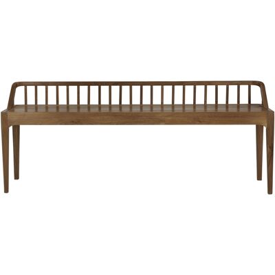 Ethnicraft - Panchina Spindle - Marrone - Teak massello riciclato - Designer Nathan Yong Ethnicraft - Panchina Spindle - Marrone - Teak massello riciclato - Designer Nathan Yong