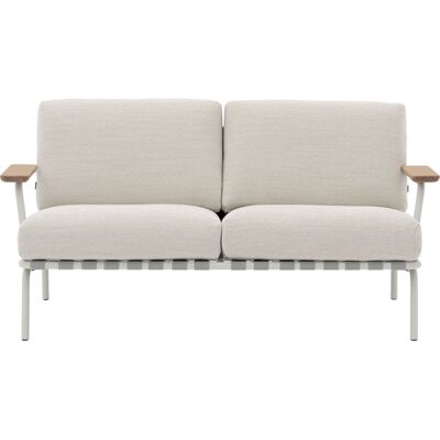 Muuto - Divano da giardino imbottito Settle - Bianco - Cinghia in poliestere - Designer Anderssen & Voll Muuto - Divano da giardino imbottito Settle - Bianco - Cinghia in poliestere - Designer Anderssen & Voll