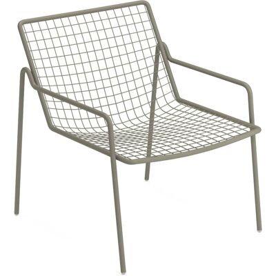 Emu - Poltrona bassa impilabile Rio R50 - Grigio - Acciaio - Designer Anton Cristell Emu - Poltrona bassa impilabile Rio R50 - Grigio - Acciaio - Designer Anton Cristell