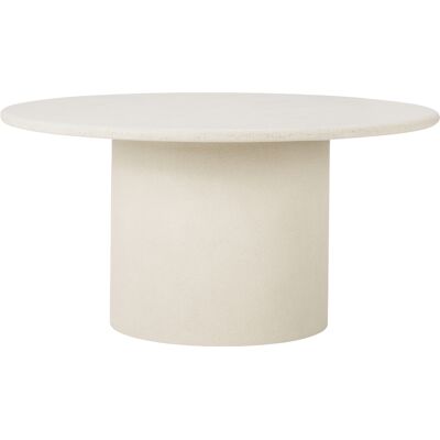 Ethnicraft - Tavolo rotondo Elements - Bianco - Microcemento verniciato Ethnicraft - Tavolo rotondo Elements - Bianco - Microcemento verniciato