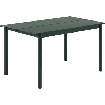 Muuto - Tavolo rettangolare Linear - Verde - Acciaio verniciato a polvere - Designer Thomas Bentzen Muuto - Tavolo rettangolare Linear - Verde - Acciaio verniciato a polvere - Designer Thomas Bentzen