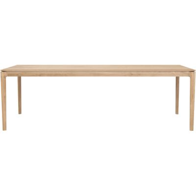 Ethnicraft - Tavolo rettangolare Bok - Legno naturale - Massello di quercia oliato - Designer Alain van Havre Ethnicraft - Tavolo rettangolare Bok - Legno naturale - Massello di quercia oliato - Designer Alain van Havre