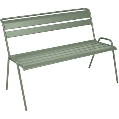 Fermob - Panca con schienale Monceau - Verde - Acciaio verniciato - Designer Studio Fermob - Panca con schienale Monceau - Verde - Acciaio verniciato - Designer Studio