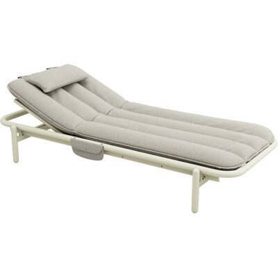 Fatboy - Lettino inclinabile Sunbun - Grigio - Tessuto Olefina Fatboy - Lettino inclinabile Sunbun - Grigio - Tessuto Olefina