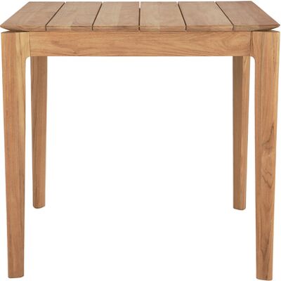 Ethnicraft - Tavolo quadrato Bok OUTDOOR - Legno naturale - Teak massello - Designer Alain van Havre Ethnicraft - Tavolo quadrato Bok OUTDOOR - Legno naturale - Teak massello - Designer Alain van Havre