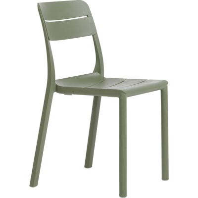 NARDI - Sedia impilabile Cassia - Verde - Resina in fibra di vetro - Designer Raffaello Galiotto NARDI - Sedia impilabile Cassia - Verde - Resina in fibra di vetro - Designer Raffaello Galiotto